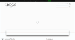 Desktop Screenshot of cm-obidos.pt