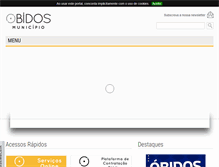 Tablet Screenshot of cm-obidos.pt